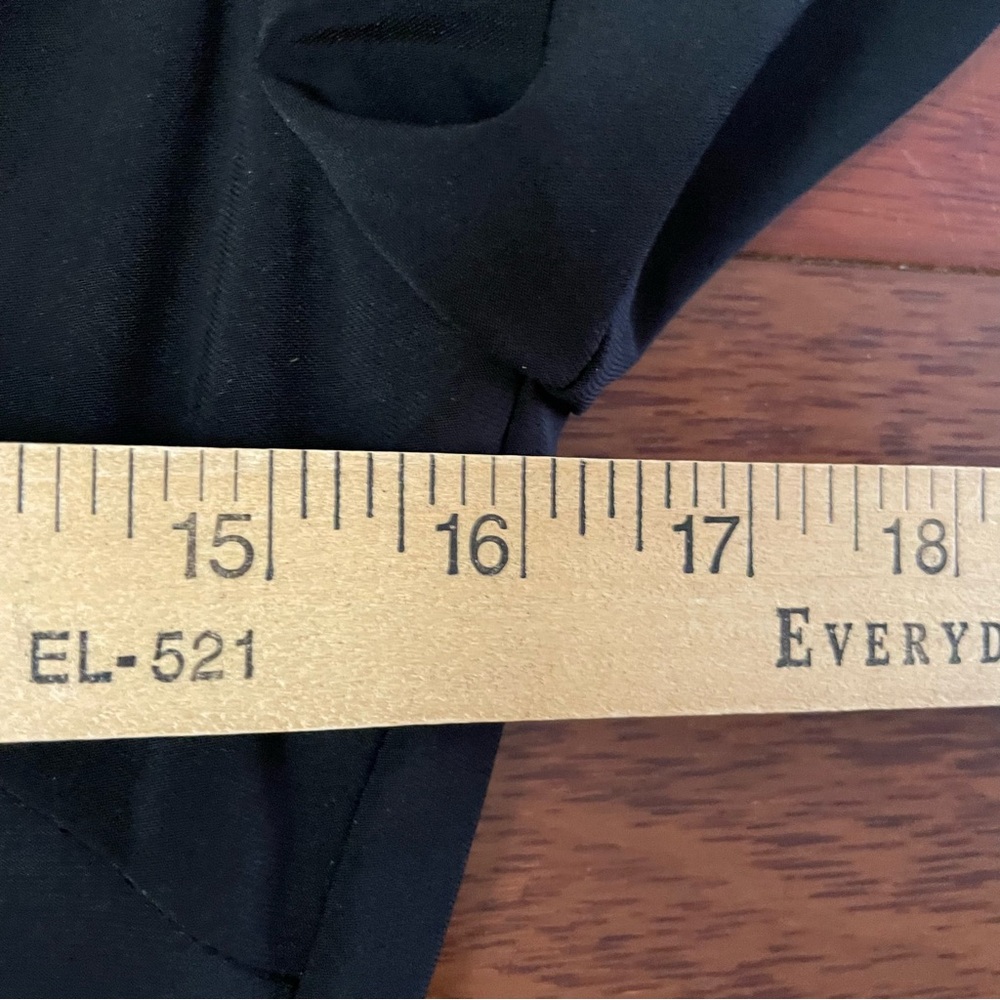 Lauren Ralph Lauren Tuxedo Dress Black Velvet Lapel Stretch Women's Sz 10P B32 - Picture 13 of 16